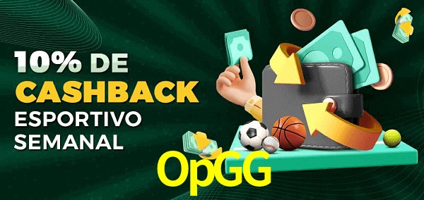 10% de bônus de cashback na OpGG