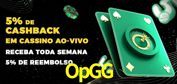 Promoções do cassino ao Vivo OpGG
